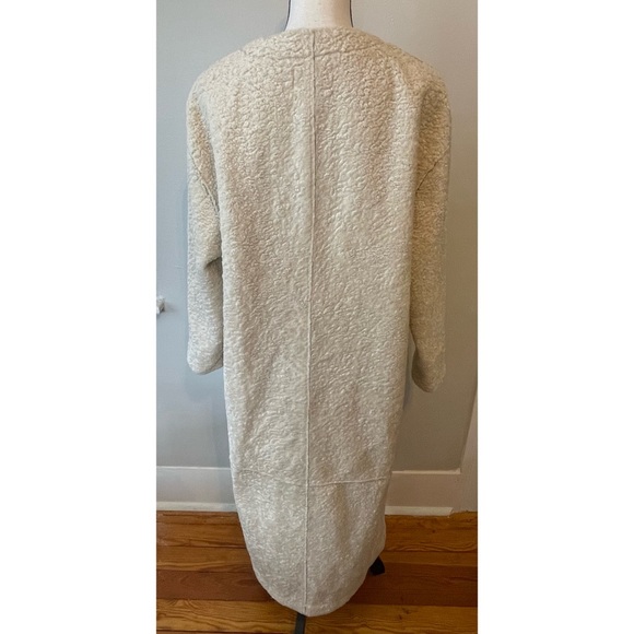 NWT | Something Navy | Long Faux Shearling Coat (Nordstrom Exclusive) - Picture 5 of 6